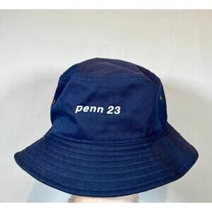 Fersten Worldwide Style # FP716 Penn 23 Navy Bucket Beach Hat 100% Cotton